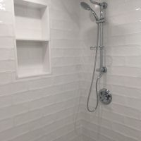 Shower white